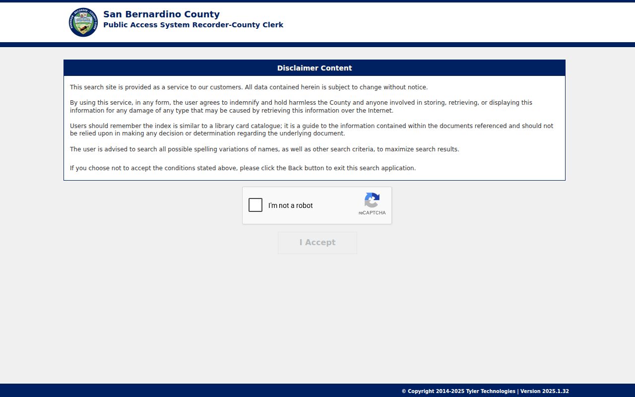 Adelanto people search county recorder index portal
